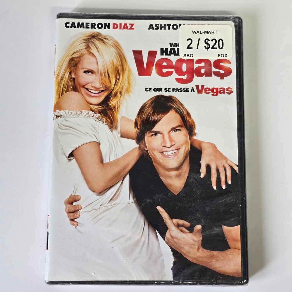 What Happens in Vegas DVD 2008 Rom-Com Cameron Diaz Ashton Kutcher